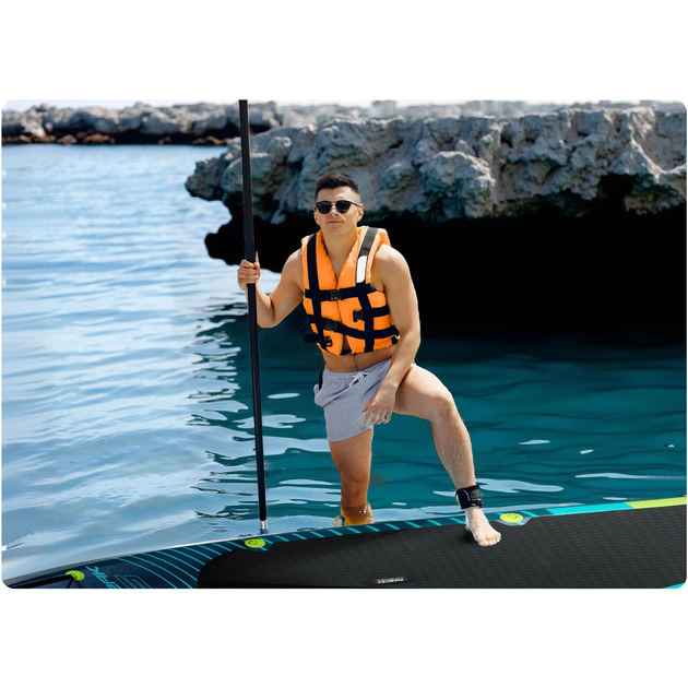 Надувна SUP дошка Neo Sport Reefbreak 350 x 81 x 15 см з веслом, насосом і сумкою для зберігання 170300 (5903890626945) - зображення 13