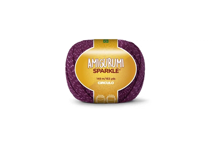 3154 AMIGURUMI SPARKLE 80 (98% хлопок, 2% металік 80 г.149 м.) - Фото 1 3154 AMIGURUMI SPARKLE 80 (98% хлопок, 2% металік 80 г.149 м.) - зображення 1