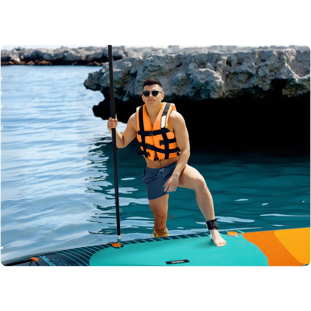 Nadmuchiwana deska SUP Neo Sport Reefbreak 350 x 81 x 15 cm z wiosłem, pompką i torbą do przechowywania 170301 (5903890626952) - obraz 11