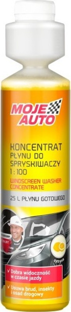 Letni koncentrat do spryskiwaczy Moje Auto 1:100 250 ml 19-087 Cytryna (5905694007470) - obraz 1