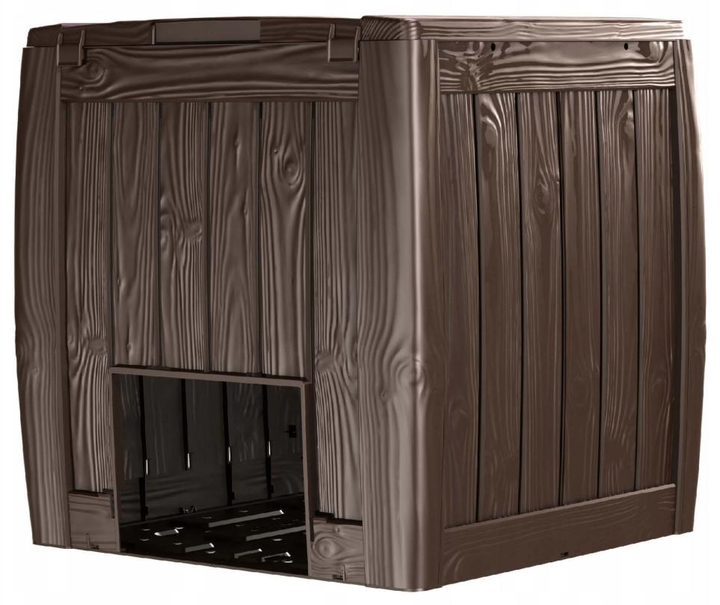 Компостер садовий Keter Deco Composter With Base 340 L з дном коричневий (231600) - изображение 6