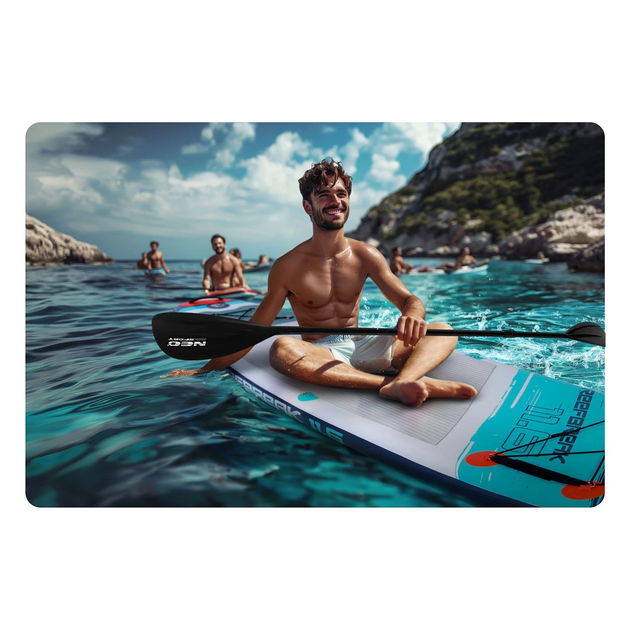 Nadmuchiwana deska SUP Neo Sport Reefbreak 350 x 81 x 15 cm z wiosłem, pompką i torbą do przechowywania 170302 (5903890626969) - obraz 10