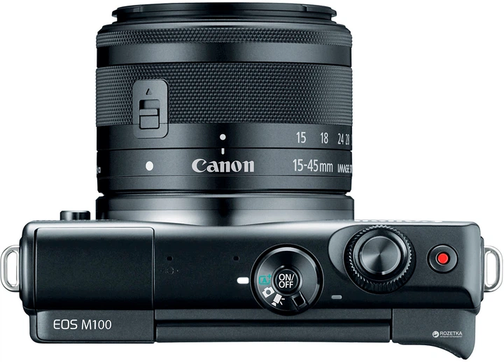 Фотоаппарат Canon EOS M100 15-45mm IS STM Kit Black (2209C048AA