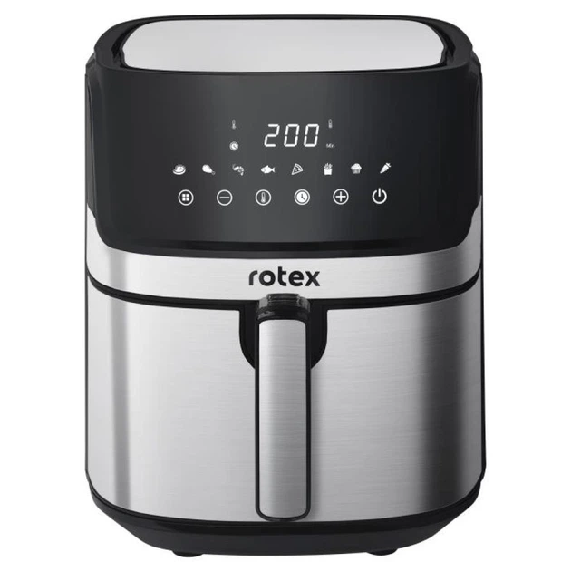 Мультипечь Rotex MultiFry ROM-680-XL 1700 Вт 6.5 л серебристая - Фото 1 Мультипечь Rotex MultiFry ROM-680-XL 1700 Вт 6.5 л серебристая - изображение 1