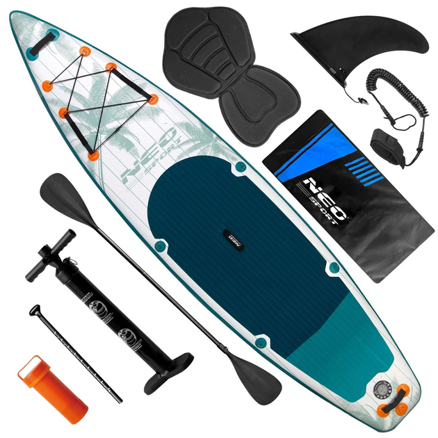 Надувна SUP дошка Neo Sport Reefbreak 350 x 81 x 15 см з веслом, насосом і сумкою для зберігання 170305 (5903890626990) - зображення 2