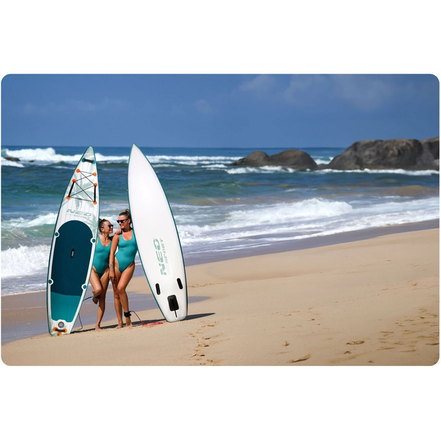 Надувна SUP дошка Neo Sport Reefbreak 350 x 81 x 15 см з веслом, насосом і сумкою для зберігання 170305 (5903890626990) - зображення 12