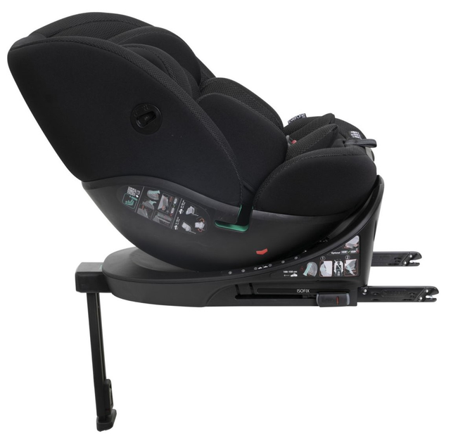Автокрісло для дітей Chicco Everone I-SIZE 40-150 см Чорне (8058664181100) - зображення 3