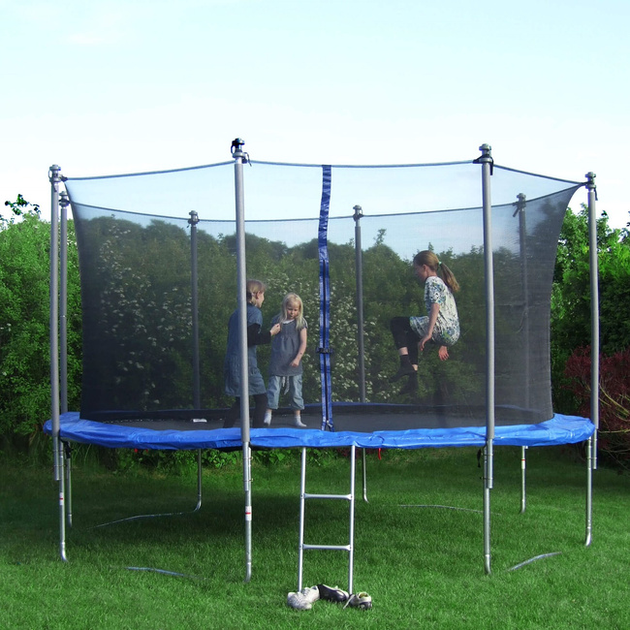 Захист пружин для батута Springos tr 8 ft 244 см blue (5903021932006) - зображення 8