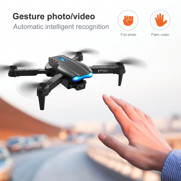 Складной квадрокоптер дрон К3&E99 Pro 4K HD, FPV Wi-Fi, с кейсом, с дистанционным управлением и функцией удержания высоты - изображение 5