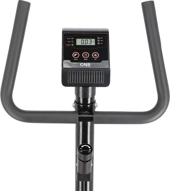 Rower treningowy One Fitness RW3011 mechaniczny Czarno-pomarańczowy (5907695575606) - obraz 12