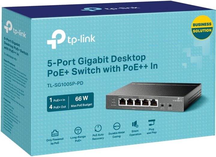 Przełącznik TP-LINK TL-SG1005P-PD - obraz 6