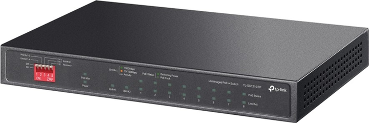 Przełącznik TP-LINK TL-SG1210PP - obraz 3
