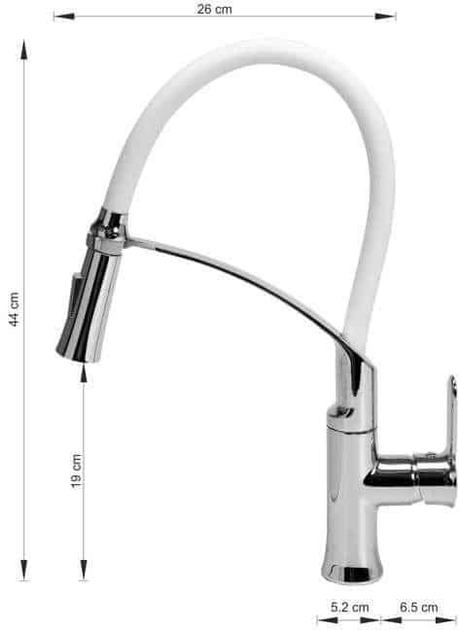 Bateria kuchenna Fala Flexible-2 Biała (75676) - obraz 4