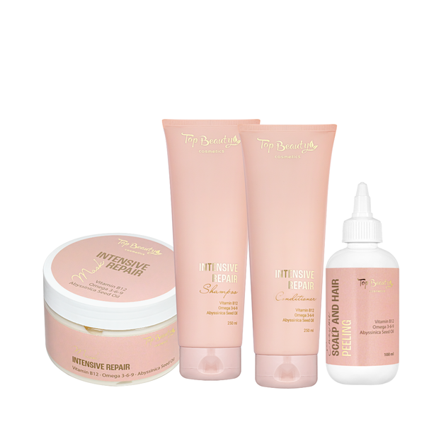Подарочный набор косметики для ухода за волосами Top Beauty Intensive Repair, 4 продукта - изображение 2