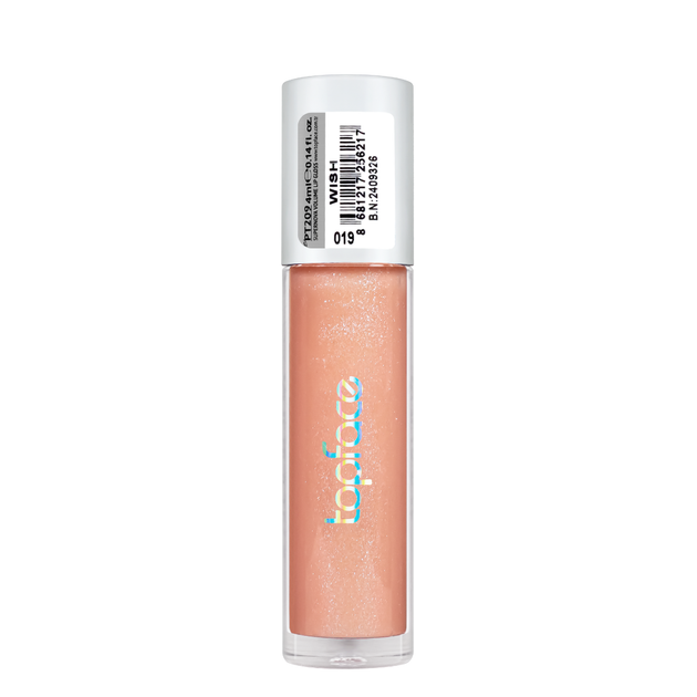 Блиск для губ TopFace Supernova Volume Lipgloss PT209, 19 Wish Світлий персиковий, 4мл - Фото 3 Блиск для губ TopFace Supernova Volume Lipgloss PT209, 19 Wish Світлий персиковий, 4мл - изображение 3