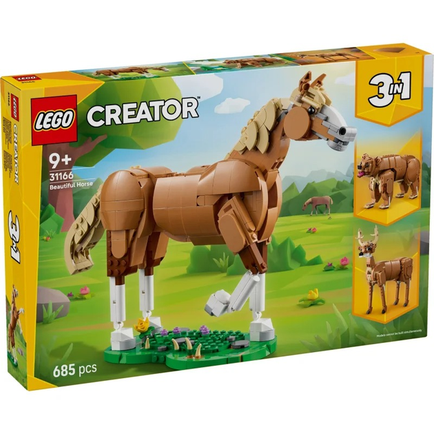 Zestaw klocków LEGO Creator Piękny koń 685 elementów 31166 (5702017822419) - obraz 1