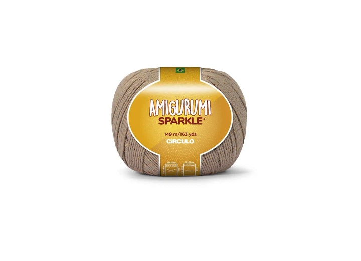 7625 AMIGURUMI SPARKLE 80(98% хлопок, 2% металік 80 г.149 м.) - Фото 1 7625 AMIGURUMI SPARKLE 80(98% хлопок, 2% металік 80 г.149 м.) - зображення 1