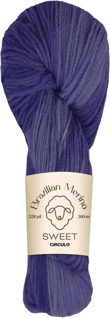 9052 BRAZILIAN MERINO SWEET пряжа (100% меринос .100г .300 м ), фіолетовий/бузковий - Фото 1 9052 BRAZILIAN MERINO SWEET пряжа (100% меринос .100г .300 м ), фіолетовий/бузковий - изображение 1