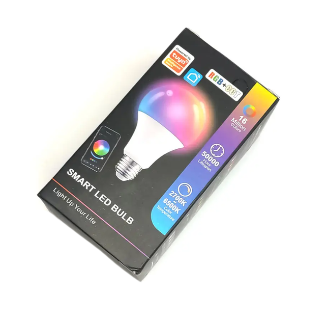 Лампочка розумна E27 SMART WI-FI APP TUYA 10010 - зображення 3