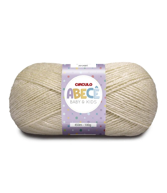 8176 ABECE пряжа (100% акріл, 100гр. 430м. ), білий - Фото 1 8176 ABECE пряжа (100% акріл, 100гр. 430м. ), білий - изображение 1