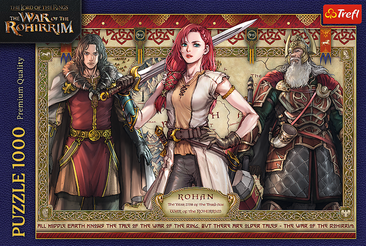 Пазл Trefl Володар перснів: Війна Рохіррим 1000 елементів 10937 (5900511109375) - зображення 2