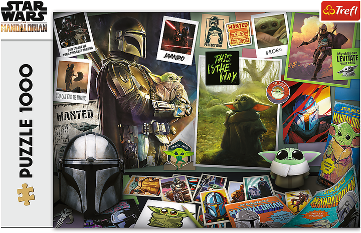 Пазл Trefl Star Wars The Mandalorian Коллекция Грога 1000 элементов (5900511107180) - изображение 3