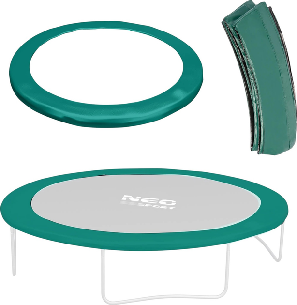 Osłona na sprężyny Neo Sport 374 cm Green (5902854517497) - obraz 3