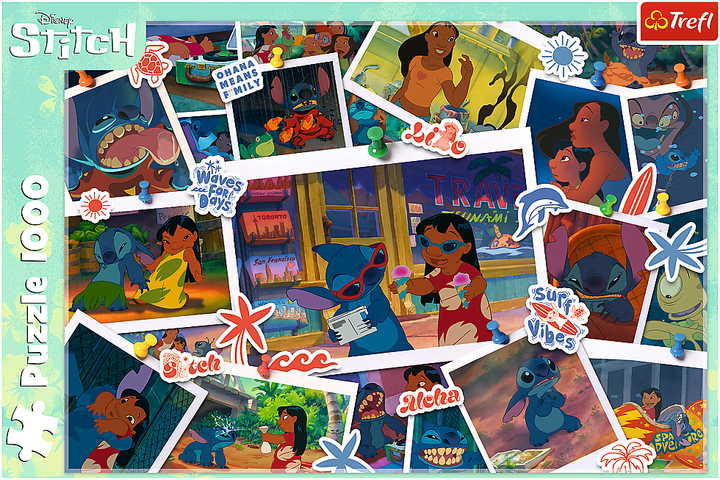 Пазл Trefl Lilo & Stitch Сладкие воспоминания 1000 элементов (5900511108828) - Фото 3 Пазл Trefl Lilo & Stitch Сладкие воспоминания 1000 элементов (5900511108828) - изображение 3
