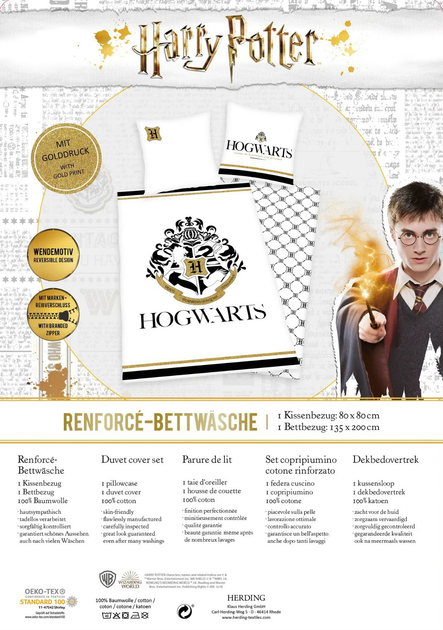Pościel Herding Harry Potter 135 x 200 cm (4006891927088) - obraz 7