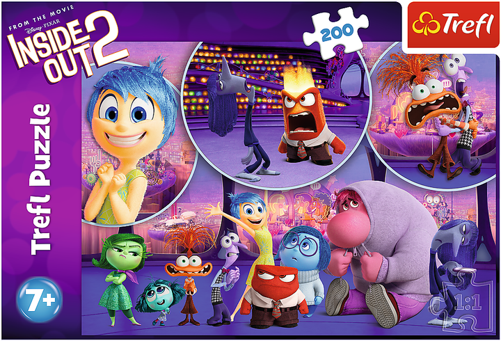 Пазл Trefl Inside Out 2 Дитячі емоції 200 елементів 13305 (5900511133059) - зображення 2