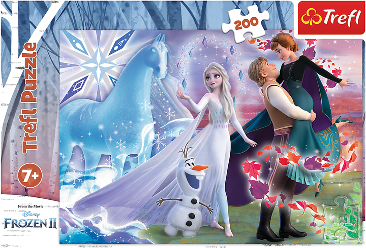 Пазл Trefl Frozen II Волшебный мир сестер 200 элементов (5900511132656) - Фото 3 Пазл Trefl Frozen II Волшебный мир сестер 200 элементов (5900511132656) - изображение 3