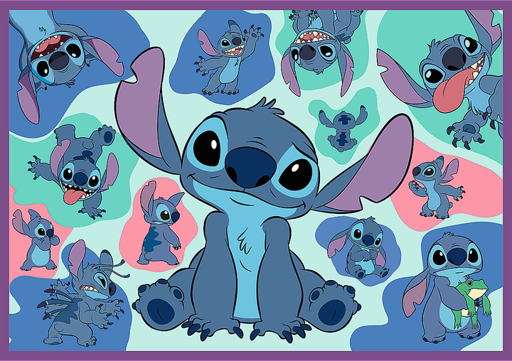 Пазли Trefl Lilo & Stitch Дивовижний Стіч 4x250 елементів 13311 (5900511133110) - зображення 3