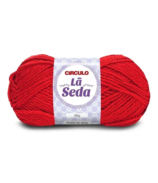 3780 LA SEDA пряжа (70% акрил 30% вовна, 100гр. 166м. ), червоний - Фото 1 3780 LA SEDA пряжа (70% акрил 30% вовна, 100гр. 166м. ), червоний - изображение 1