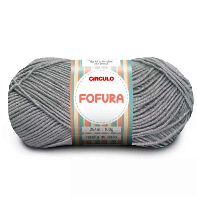 8088 FOFURA пряжа (100% акрил, 100гр. 254м ), сірий - Фото 1 8088 FOFURA пряжа (100% акрил, 100гр. 254м ), сірий - изображение 1