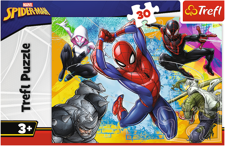 Пазл Trefl Marvel Spider-man Кольори Людини-павука 30 елементів 18307 (5900511183078) - зображення 2