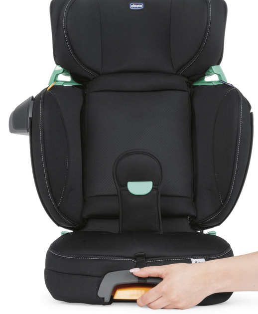 Fotelik samochodowy dla dzieci Chicco FOLD&GO I-SIZE 100-150 cm Czarny (8058664140152) - obraz 16