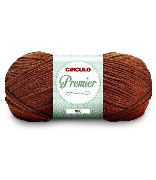 850 PREMIER пряжа (100% акріл, 100гр. 283м. ), коричневий - Фото 1 850 PREMIER пряжа (100% акріл, 100гр. 283м. ), коричневий - изображение 1