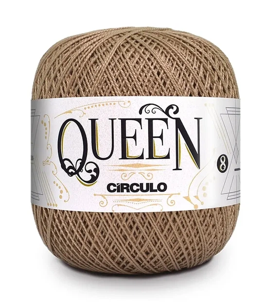 7625 QUEEN 8 пряжа (100% єгіпет.бавовна, 100гр. 678м. ), бежевий - Фото 1 7625 QUEEN 8 пряжа (100% єгіпет.бавовна, 100гр. 678м. ), бежевий - изображение 1