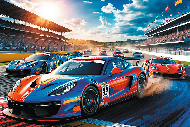 Пазл Trefl Швидкий гонщик 100 елементів 17403 (5900511174038) - зображення 3