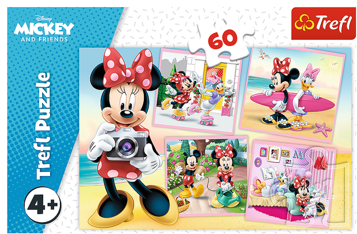 Пазл Trefl Mickey & friends Милая Минни 60 элементов (5900511173604) - Фото 3 Пазл Trefl Mickey & friends Милая Минни 60 элементов (5900511173604) - изображение 3