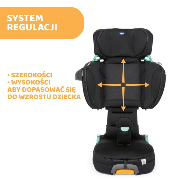 Fotelik samochodowy dla dzieci Chicco FOLD&GO I-SIZE 100-150 cm Granatowy (8058664173532) - obraz 5