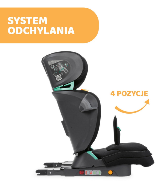 Fotelik samochodowy dla dzieci Chicco FOLD&GO I-SIZE 100-150 cm Granatowy (8058664173532) - obraz 6