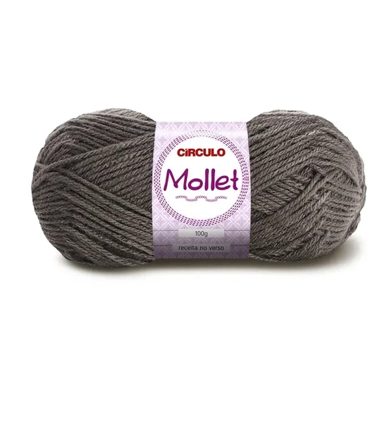 7417 MOLLET пряжа пряжа (100% акрил, 100гр, 200м), темно-сірий - Фото 1 7417 MOLLET пряжа пряжа (100% акрил, 100гр, 200м), темно-сірий - изображение 1
