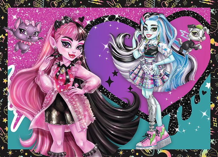 Пазли 4в1 Trefl Monster High Напружений день у Монстр Хай 35+48+54+70 елементів 34655 (5900511346558) - зображення 5