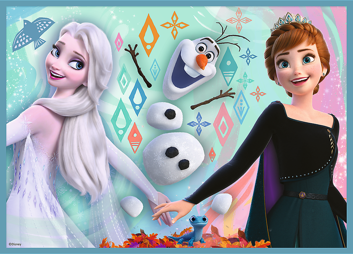 Пазлы 4 in 1 Trefl Frozen Удивительный мир Ледяного сердца 12+15+20+24 элемента (5900511343816) - изображение 2