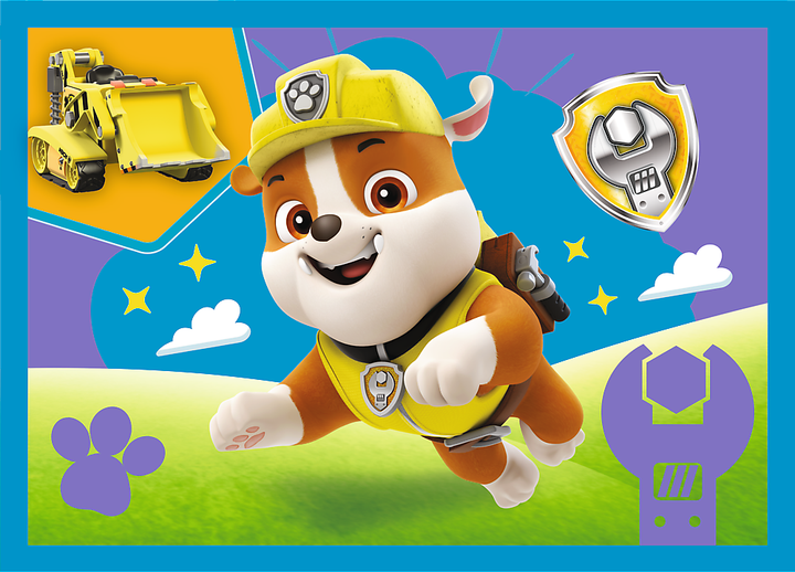 Пазлы 4 in 1 Trefl Paw Patrol Запуск щенков 12+15+20+24 элемента (5900511346282) - изображение 2