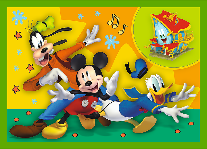 Пазлы 4 in 1 Trefl Mickey & friends Среди друзей 12+15+20+24 элемента (5900511346169) - Фото 3 Пазлы 4 in 1 Trefl Mickey & friends Среди друзей 12+15+20+24 элемента (5900511346169) - изображение 3