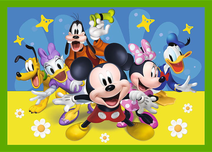 Пазлы 4 in 1 Trefl Mickey & friends Среди друзей 12+15+20+24 элемента (5900511346169) - Фото 5 Пазлы 4 in 1 Trefl Mickey & friends Среди друзей 12+15+20+24 элемента (5900511346169) - изображение 5