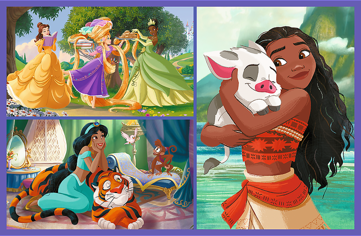 Пазлы Trefl Disney Princess Сказочные дни 2х70 элементов (5900511344400) - Фото 2 Пазлы Trefl Disney Princess Сказочные дни 2х70 элементов (5900511344400) - изображение 2