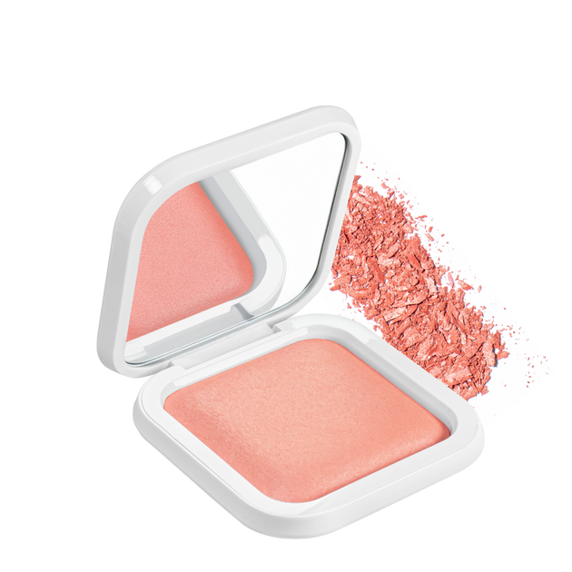 Румяна запеченные перламутровые Bogenia Match Radiant Baked Blush (BG633), 003 Персиковые - изображение 3